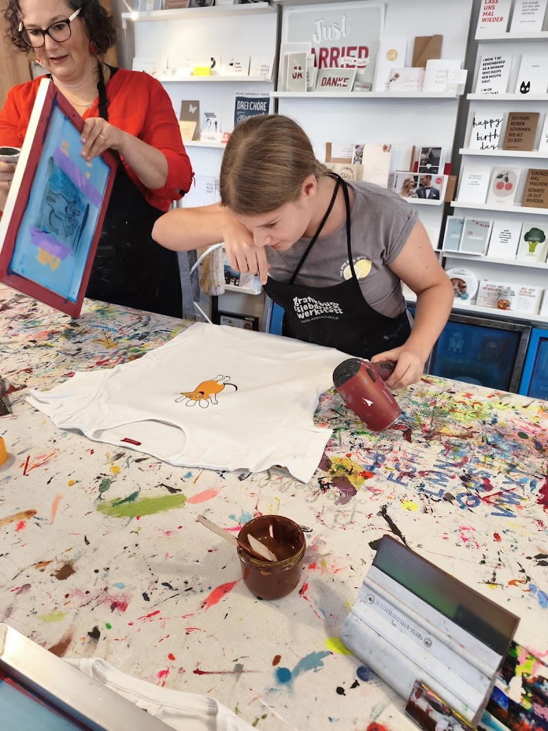 Grafikbüro Siebdruckwerkstatt Frieda-Werkstattladen