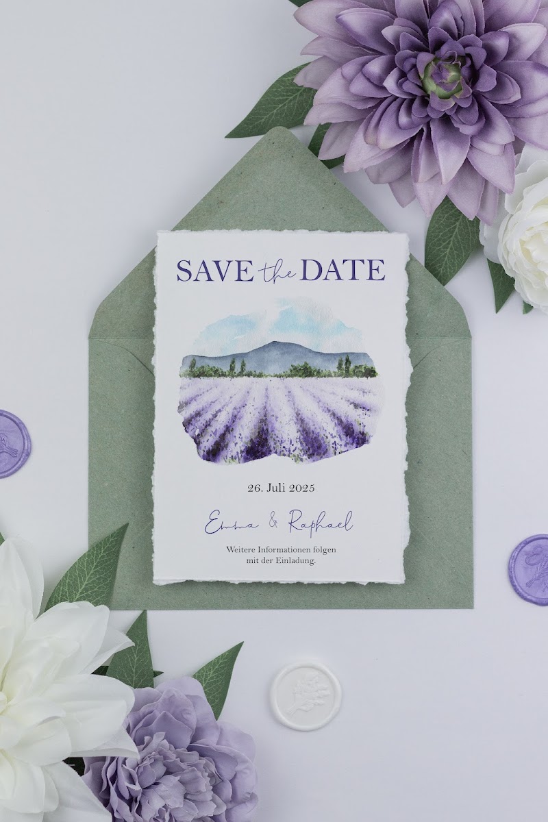 Licht auf Papier - personalisierte Hochzeitseinladungen & Tagespapeterie