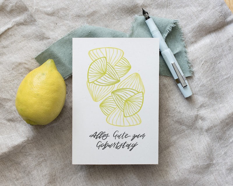 unentbeerlich - Gruß-/Trauerkarten - Grafik und Lettering